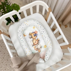 Protectie somn - Baby Nest patut bebe Ursulet bej